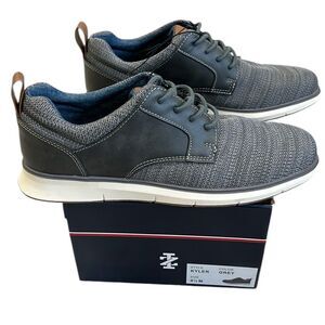 Izod Kyler‎ Grey Business Casual Memory Foam Dress Shoes - Men’s 9.5 - NIB, NWT
